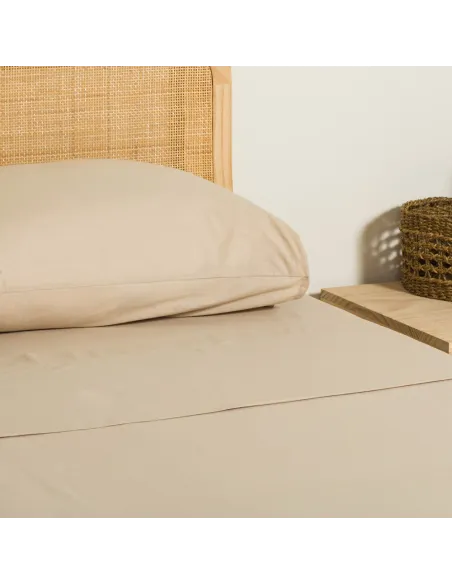 Jogo de lençóis algodão percal lisos