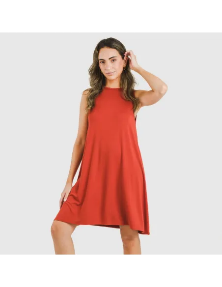 Vestido curto alças viscosa Vestido curto alças viscosa