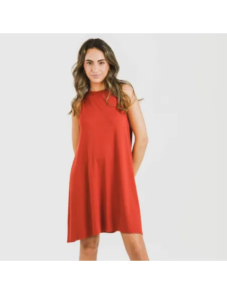 Vestido curto alças viscosa Vestido curto alças viscosa