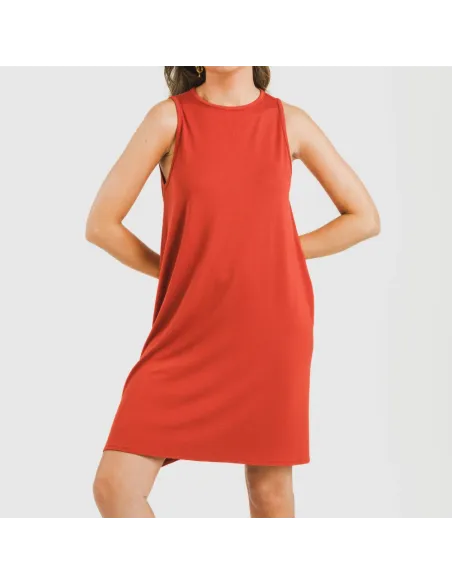 Vestido curto alças viscosa Vestido curto alças viscosa