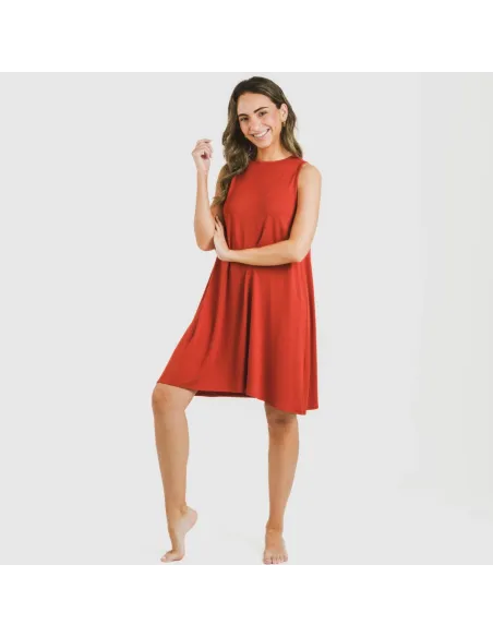 Vestido curto alças viscosa Vestido curto alças viscosa