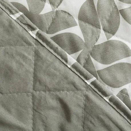 Colcha bouti Keira verde seco