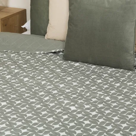 Colcha bouti Keira verde seco