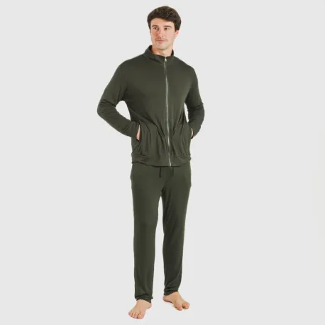 Casaco viscosa homem liso