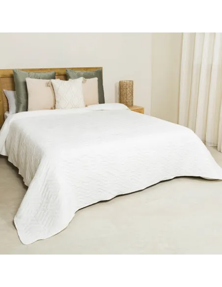 Colcha duplo tecido jacquard Nela