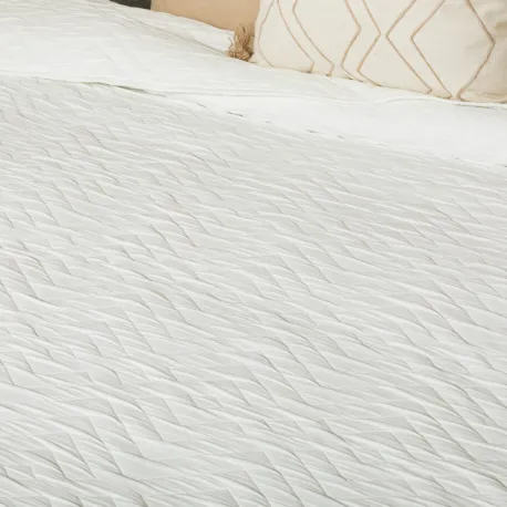 Colcha duplo tecido jacquard Nela