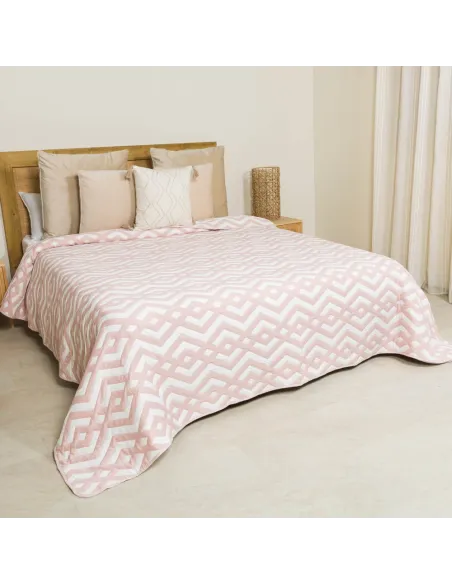 Colcha duplo tecido jacquard Nela