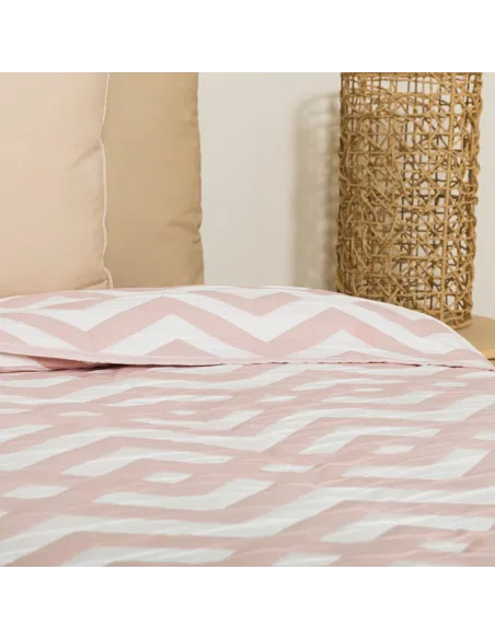 Colcha duplo tecido jacquard Nela