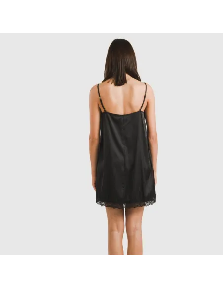 Camisa de dormir curta Saten Friday liso