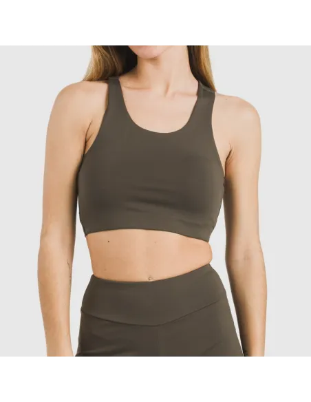 Top alças desportivo técnico liso Top alças desportivo técnico liso