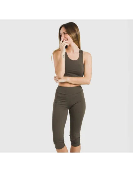 Legging midi desportivo técnico liso Legging midi desportivo técnico liso