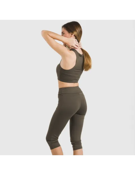Legging midi desportivo técnico liso Legging midi desportivo técnico liso