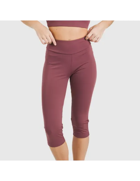 Legging midi desportivo técnico liso