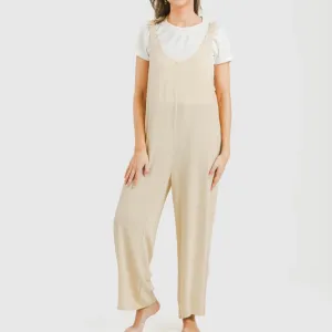 Macacão comprido mulher viscosa bambula liso 2