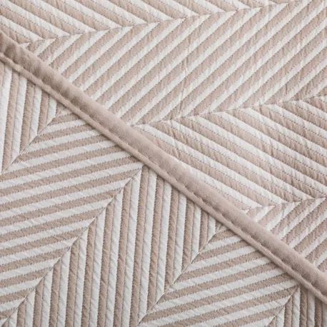 Colcha duplo tecido jacquard Delta topo