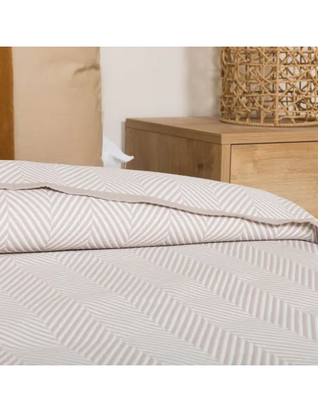 Colcha duplo tecido jacquard Delta topo
