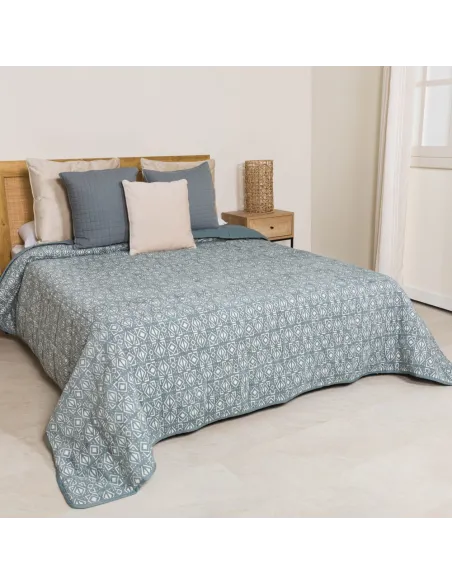 Colcha jacquard chenilla Tiberio New verde francês - 120gr Colcha jacquard chenilla Tiberio New verde francês - 120gr