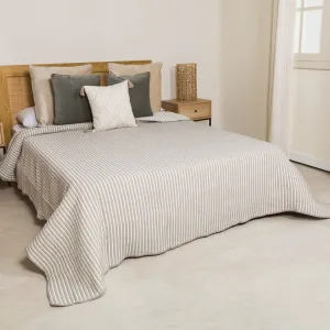 Colcha duplo tecido jacquard Nitia verde seco