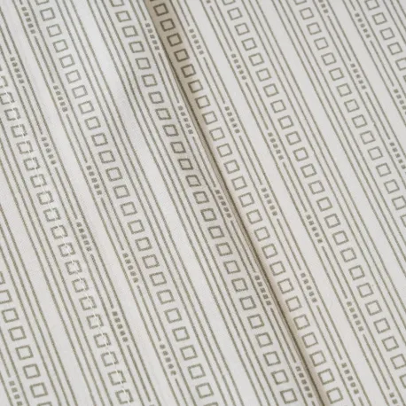 Jogo de lençóis algodão Sarananda verde seco