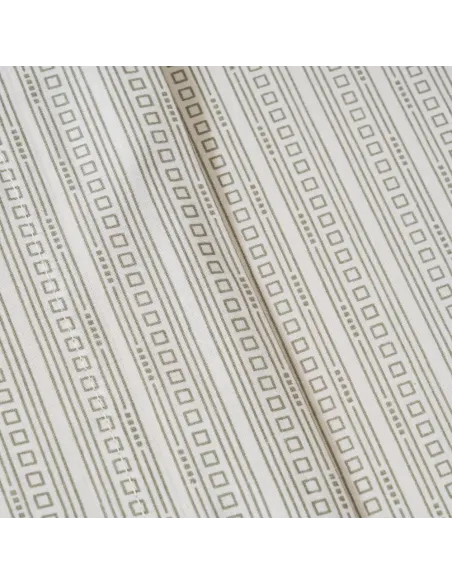 Jogo de lençóis algodão Sarananda verde seco