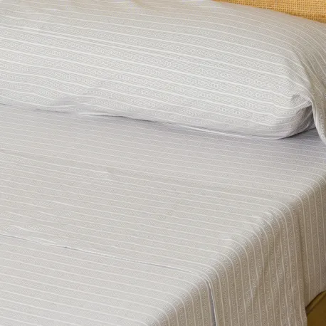 Jogo de lençóis algodão Sarananda verde seco