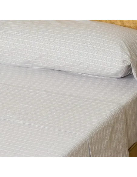 Jogo de lençóis algodão Sarananda verde seco