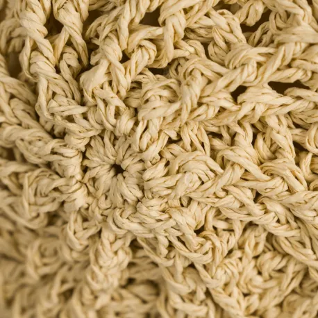 Saco redondo ráfia natural