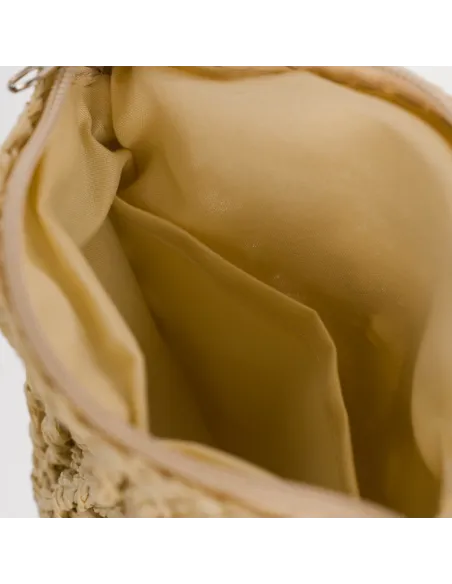 Saco redondo ráfia natural