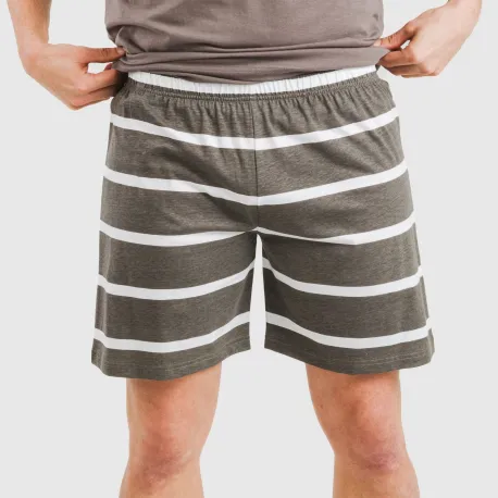 Pijama curto algodão homem Raya Nit New topo