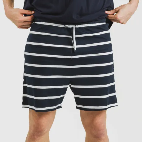 Pijama curto algodão homem Raya Sailor azul marinho