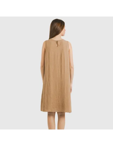 Vestido curto alças bambula liso Vestido curto alças bambula liso