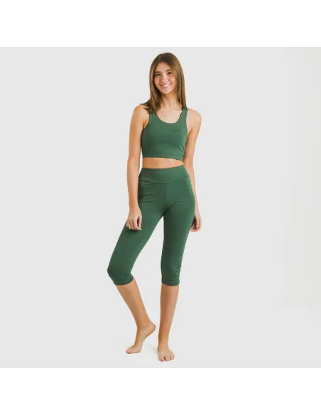 Legging midi desportivo técnico liso Legging midi desportivo técnico liso