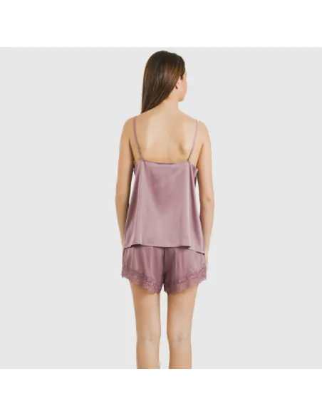 Pijama alças mulher Saten Friday liso Pijama alças mulher Saten Friday liso