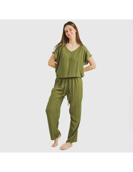 Calças viscosa bambula liso