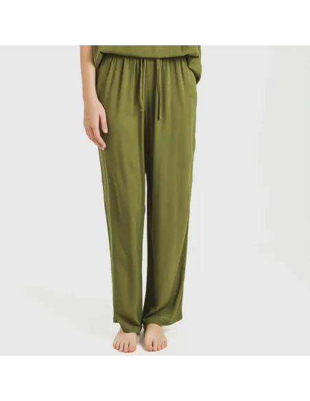 Calças viscosa bambula liso