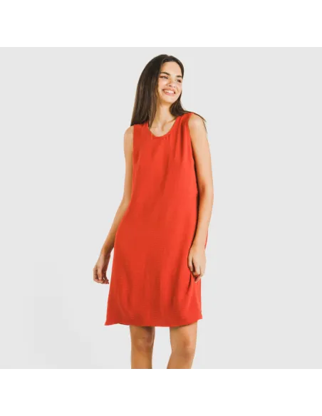 Vestido curto alças bambula liso Vestido curto alças bambula liso