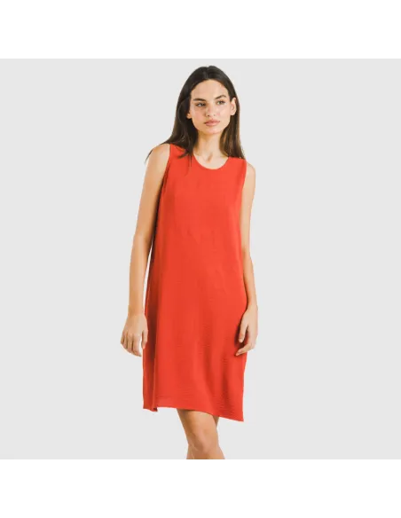 Vestido curto alças bambula liso Vestido curto alças bambula liso