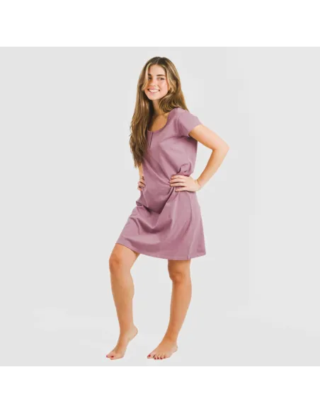 Vestido algodão liso Vestido algodão liso