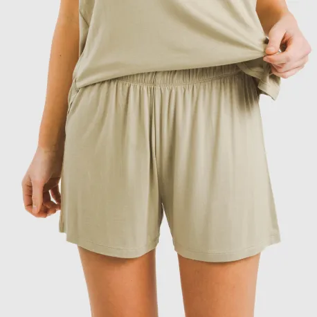 Pijama alças mulher viscosa liso