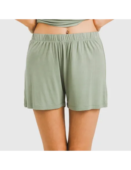 Pijama alças mulher viscosa liso Pijama alças mulher viscosa liso