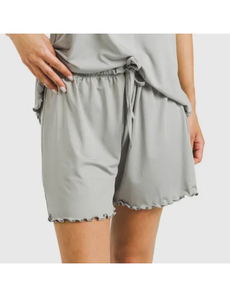 Pijama alças mulher soft liso