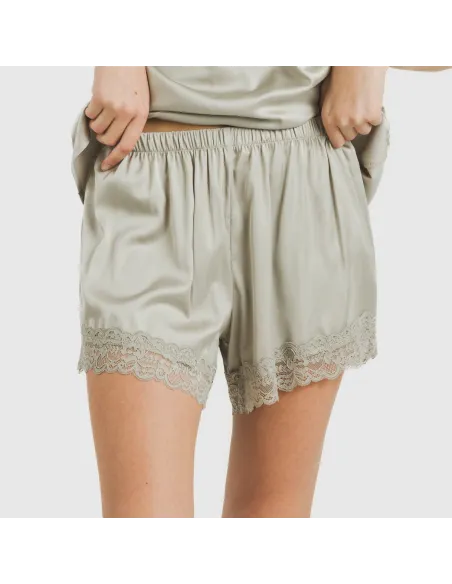 Pijama alças mulher Saten Friday liso Pijama alças mulher Saten Friday liso