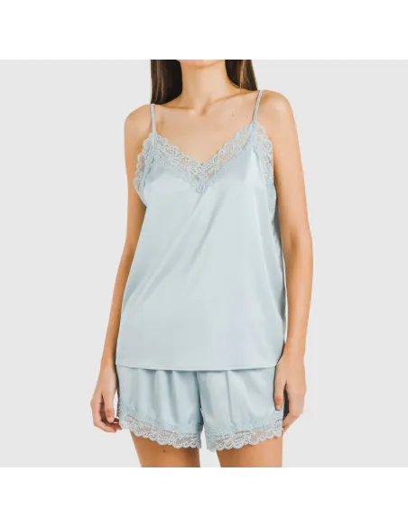 Pijama alças mulher Saten Friday liso Pijama alças mulher Saten Friday liso