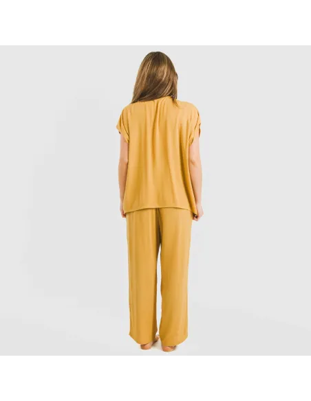 Camisola manga fluída viscosa bambula lisa