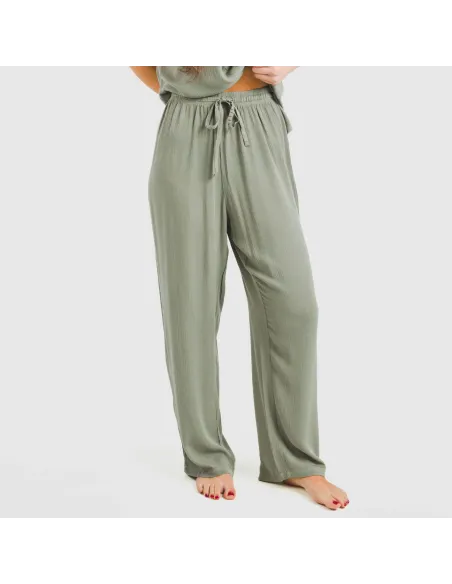 Calças viscosa bambula liso