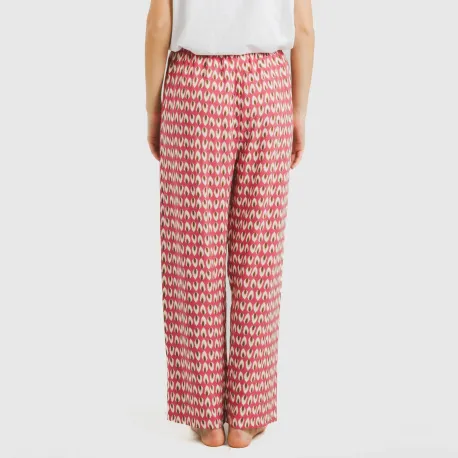 Calças viscosa Tana marsala