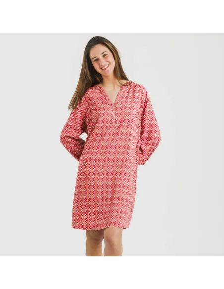 Túnica viscosa Eloina marsala Túnica viscosa Eloina marsala