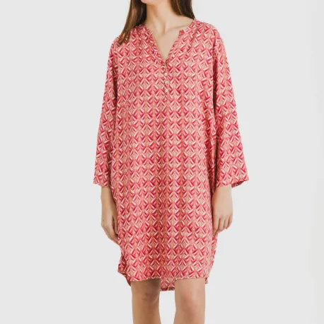 Túnica viscosa Eloina marsala