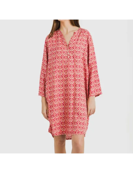 Túnica viscosa Eloina marsala Túnica viscosa Eloina marsala