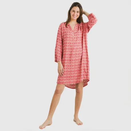 Túnica viscosa Eloina marsala